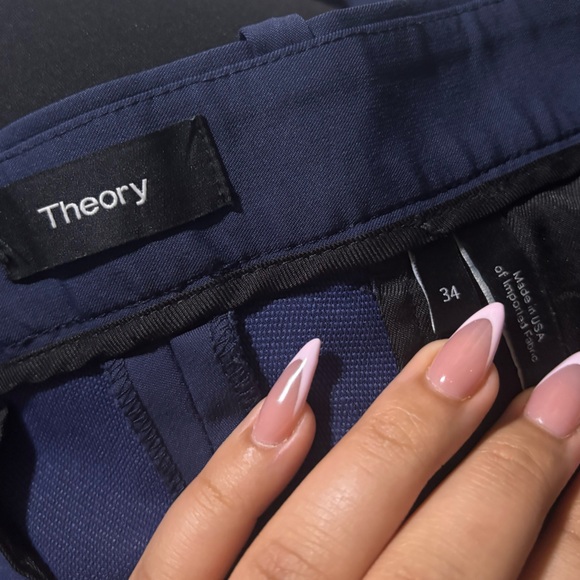 THEORY Men’s Navy Blue Dress Pants - Picture 8 of 12